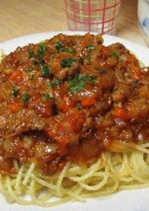 スパゲッティミートソース-レシピのメイン写真
