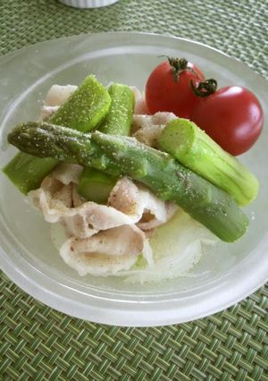 豚肉＆アスパラのしゃぶサラダ-レシピのメイン写真