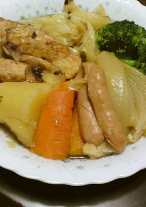 グリルチキン&キャベツのポトフ☆圧力鍋♪-レシピのメイン写真