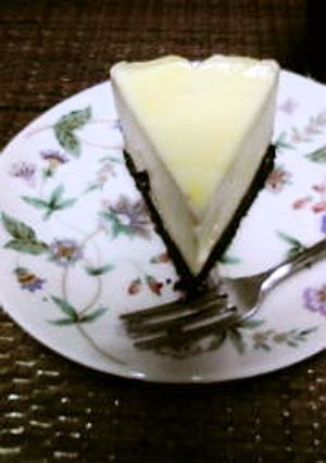 私のベイクドレアチーズケーキ-レシピのメイン写真