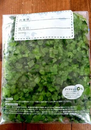 あると便利！栄養満点大根葉の冷凍保存-レシピのメイン写真