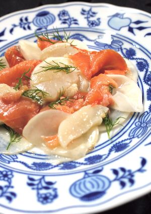 カブと魚介のいろどりマリネ-レシピのメイン写真