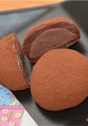 ココア求肥でチョコレート大福♪-レシピのメイン写真
