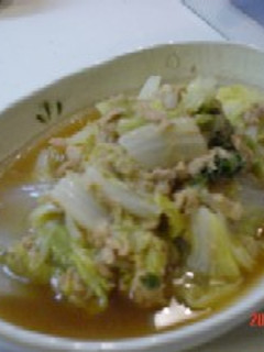 白菜とツナのさっと煮-レシピのメイン写真