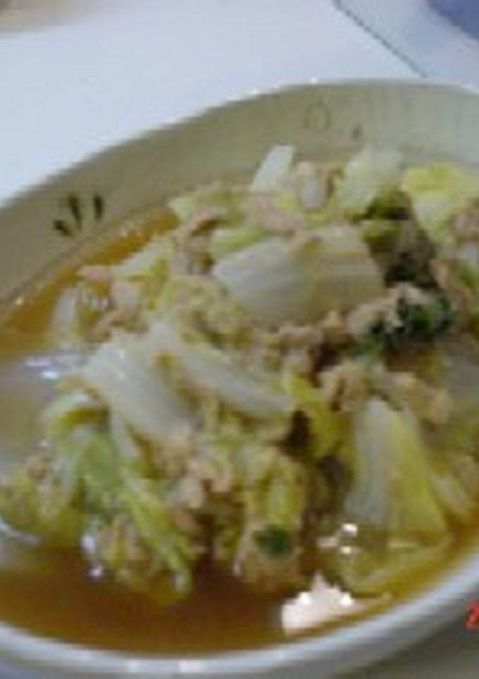 白菜とツナのさっと煮-レシピのメイン写真