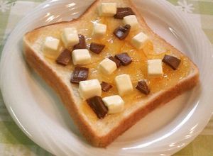 マーマレードチョコチーズトースト-レシピのメイン写真