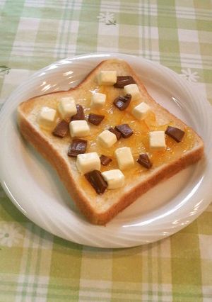 マーマレードチョコチーズトースト-レシピのメイン写真