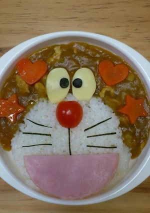デコカレー【ドラえもん】-レシピのメイン写真