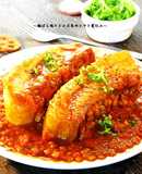 ■定番♪豚ばら肉とレンズ豆のトマト煮込み