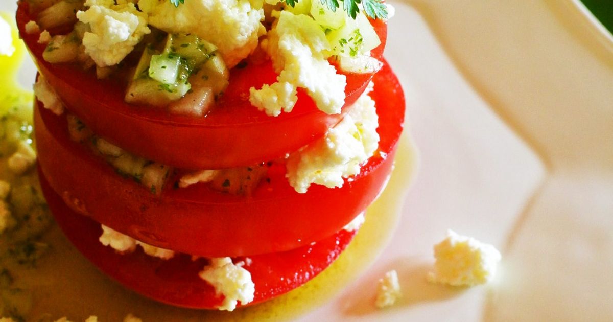 トマトのサラダ by kebeibiko 【クックパッド】 簡単おいしいみんなの