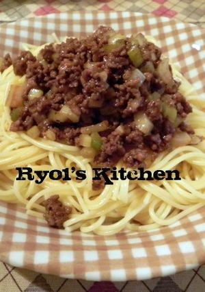 特製ミートソーススパゲティ-レシピのメイン写真