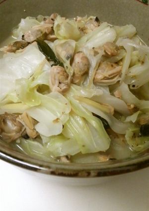 キャベツとアサリの蒸し煮-レシピのメイン写真
