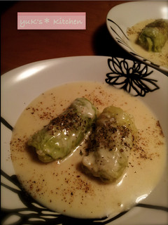 鮭のロールキャベツ煮込み-レシピのメイン写真