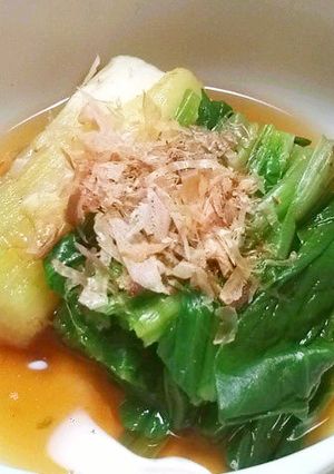 焼きナスとほうれん草のおひたし-レシピのメイン写真