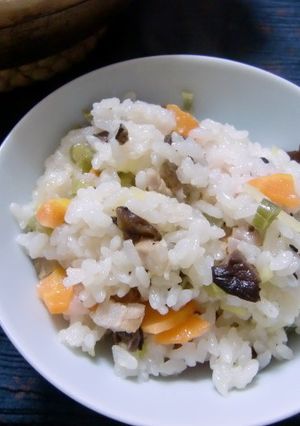 炊き込みご飯④茹で豚入り-レシピのメイン写真