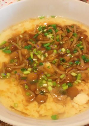 なめこのっけちゃった☆やわらか茶碗蒸し-レシピのメイン写真