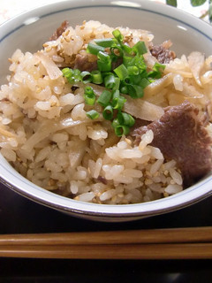 生姜たっぷり 『牛肉とごぼうの混ぜご飯』-レシピのメイン写真