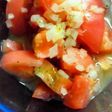 トマトと玉ねぎのサラダ