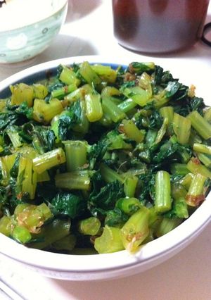 大根の葉の炒め物-レシピのメイン写真