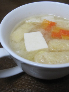 豆腐のゴマ味噌スープ(丹治鍋だし版)-レシピのメイン写真