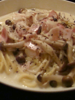 干しきのこのクリームパスタ-レシピのメイン写真