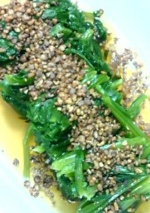 ほうれん草の蕎麦あえ-レシピのメイン写真