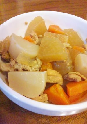 ほくほく❤大根とこんにゃくの煮物✿-レシピのメイン写真