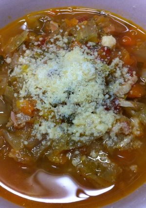 たっぷり野菜の絶品ミネストローネ-レシピのメイン写真