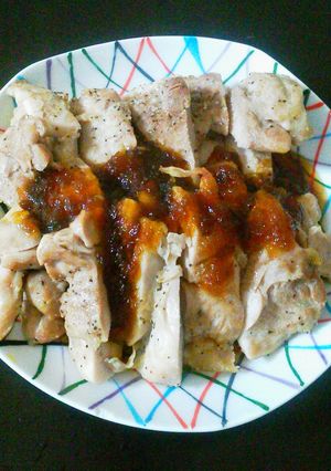 鶏もも肉のオニオンソースがけ-レシピのメイン写真