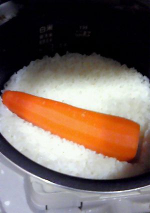 にんじん１本まんま炊き-レシピのメイン写真