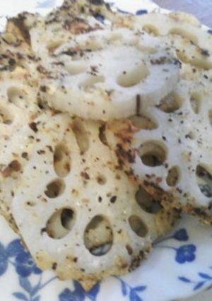 ずぼら料理♪れんこんのチーズ焼き-レシピのメイン写真