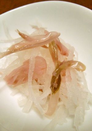 大根とみょうがの酢の物-レシピのメイン写真