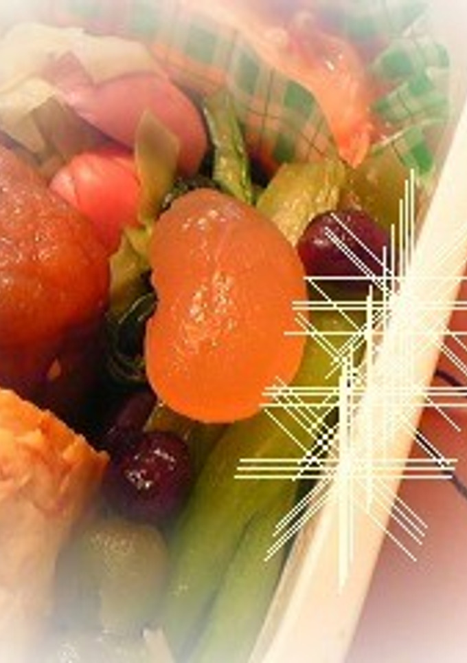 お弁当に☆小松菜と甘納豆のソテー-レシピのメイン写真