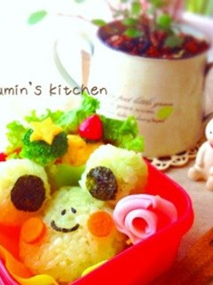 梅雨にも*キャラ弁*カエルちゃん-レシピのメイン写真