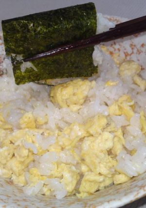 朝食にイリタマヨご飯-レシピのメイン写真