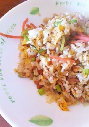 納豆と高菜チャーハン‼-レシピのメイン写真