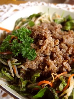 がっつり♪牛肉たっぷりサラダ-レシピのメイン写真