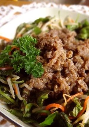 がっつり♪牛肉たっぷりサラダ-レシピのメイン写真