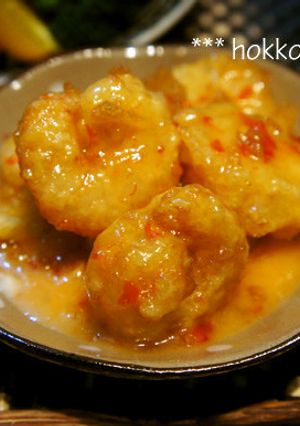 ほっこりカフェ　エビチリマヨ-レシピのメイン写真