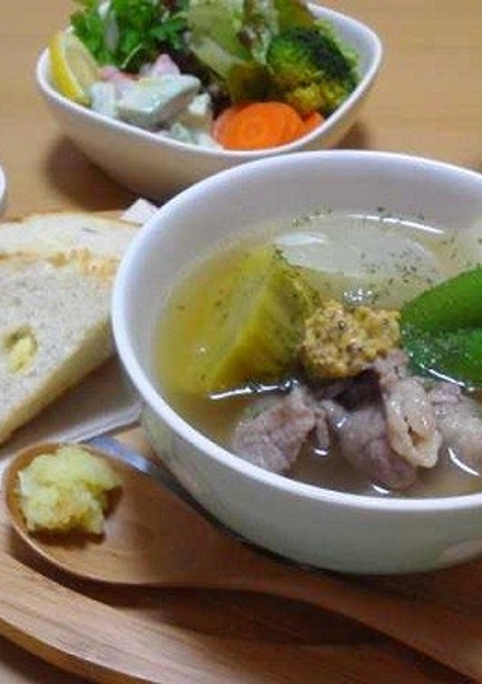 さつまいもと豚薄切り肉のあったかポトフ-レシピのメイン写真