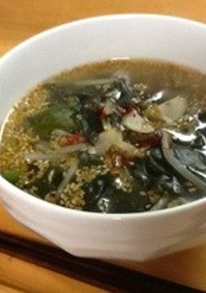 ワカメスープ-レシピのメイン写真