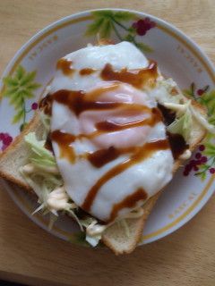 目玉焼きトースト-レシピのメイン写真