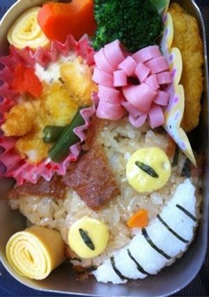 キャラ弁☆ねこバス-レシピのメイン写真
