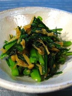 春菊となめたけ和えただけ~-レシピのメイン写真