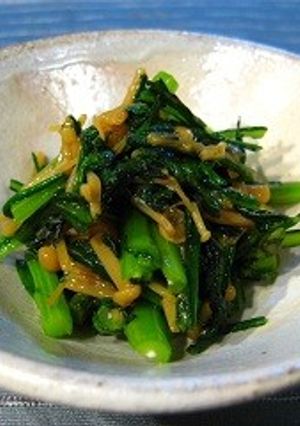 春菊となめたけ和えただけ～-レシピのメイン写真