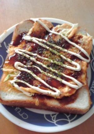 お好み焼きパン～食パンアレンジ～-レシピのメイン写真