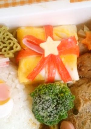 クリスマスや誕生日に☆プレゼントオムレツ-レシピのメイン写真