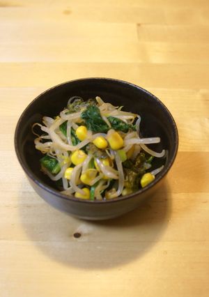 もやしとほうれん草の磯和え-レシピのメイン写真