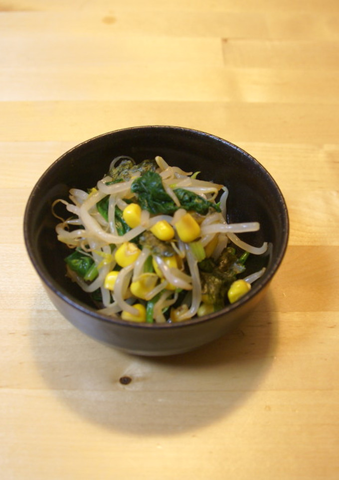 もやしとほうれん草の磯和え-レシピのメイン写真