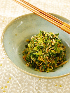 我が家の常備菜☆大根の葉とじゃこの佃煮-レシピのメイン写真